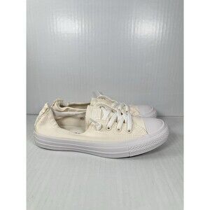 Size 9 Womens Converse CTAS Shoreline Slip On Shoes Egret White A07714F NEW